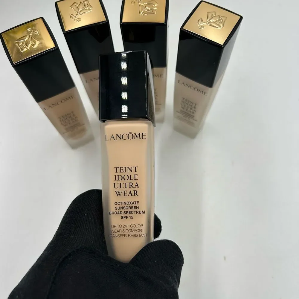 Lancôme Teint idole ultra wear octinoxate sunscreen, set of five unopened